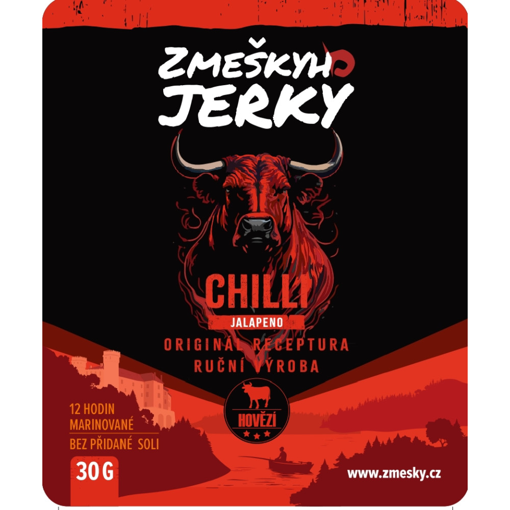 Jerky Chilli Hovězí 30g