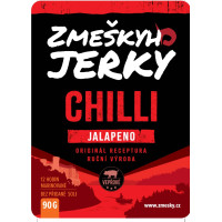 Vepřové jerky s chilli – 90g | Zmeškyho Jerky ??️