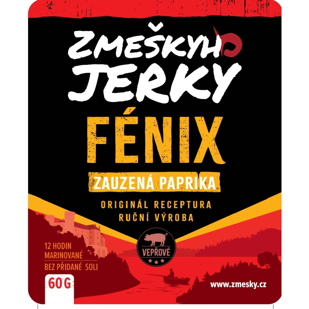 Jerky fénix vepřové 60g
