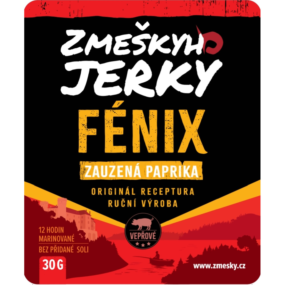 Jerky fénix vepřové 30g