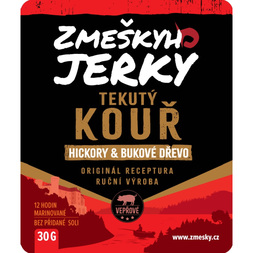 Jerky tekutý kouř vepřové 30g