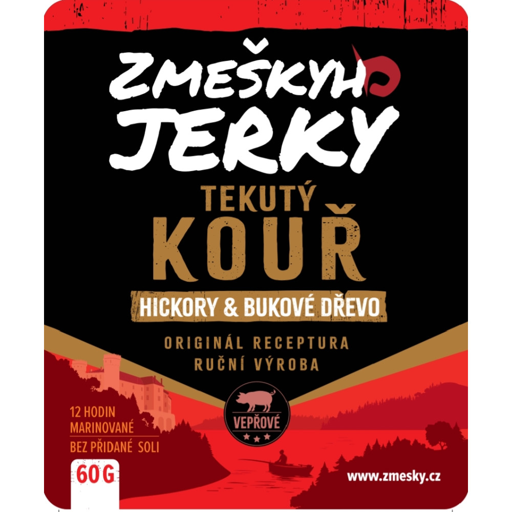 Jerky tekutý kouř vepřové 60g