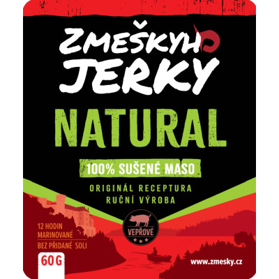 Schweinefleisch-Jerky Natural 60 g