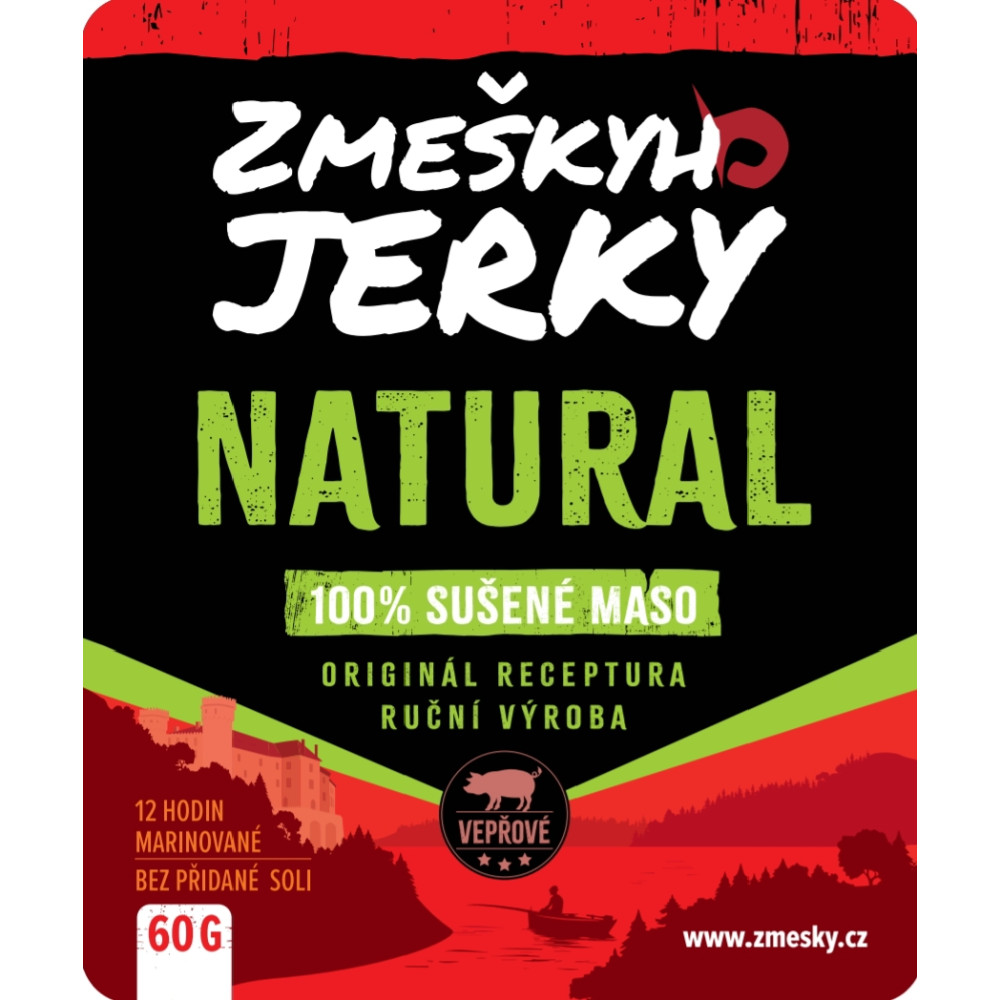 Jerky natural vepřové 60g