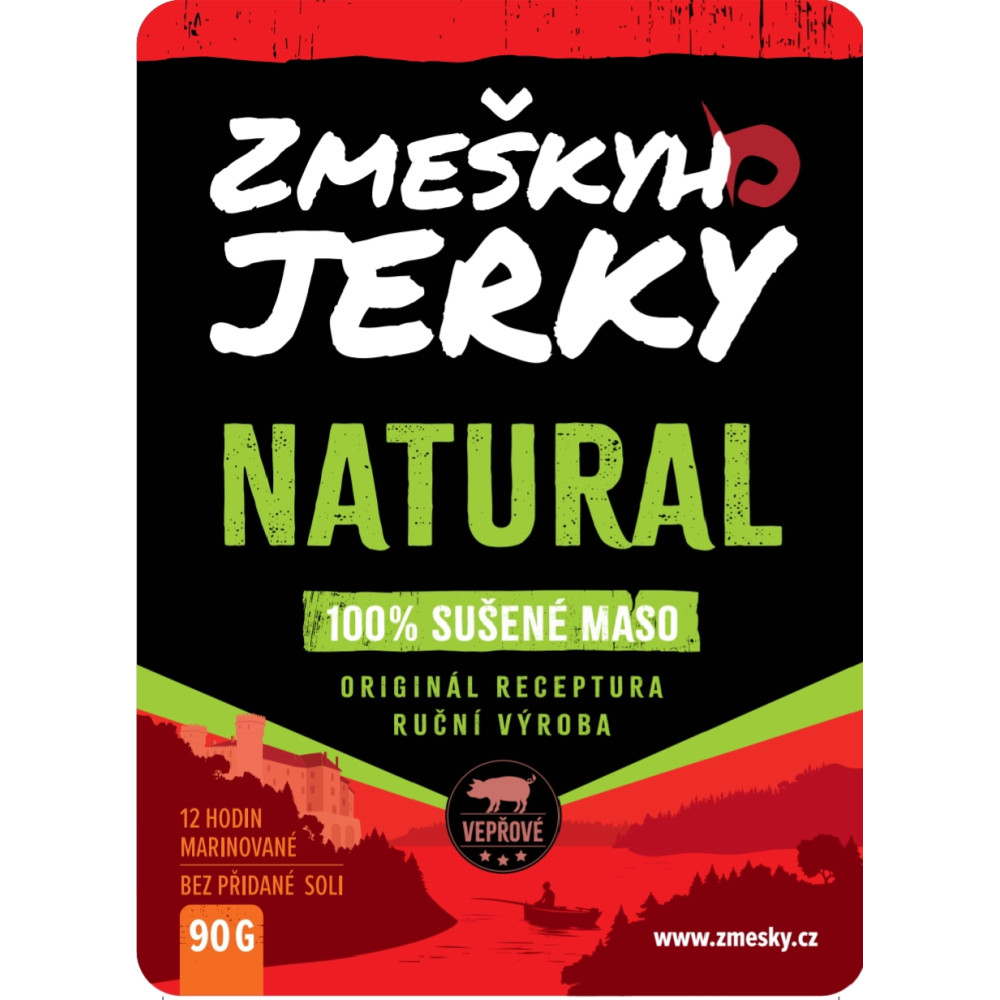 Jerky natural vepřové 90g